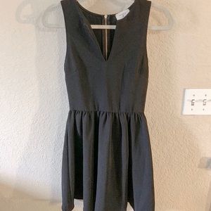 Little black dress with v neck